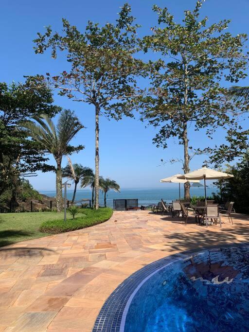 Casa Deliciosa Em Condo C/ Piscina Frente Ao Mar Sao Sebastiao  Exteriör bild