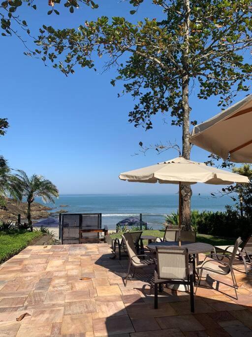 Casa Deliciosa Em Condo C/ Piscina Frente Ao Mar Sao Sebastiao  Exteriör bild