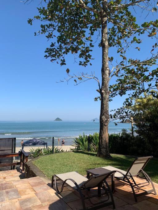 Casa Deliciosa Em Condo C/ Piscina Frente Ao Mar Sao Sebastiao  Exteriör bild