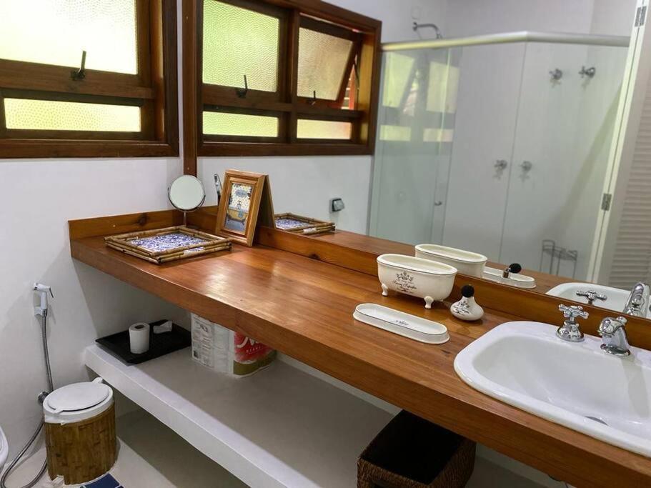 Casa Deliciosa Em Condo C/ Piscina Frente Ao Mar Sao Sebastiao  Exteriör bild